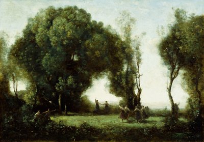 Dance of the Nymphs by Jean Baptiste Camille Corot