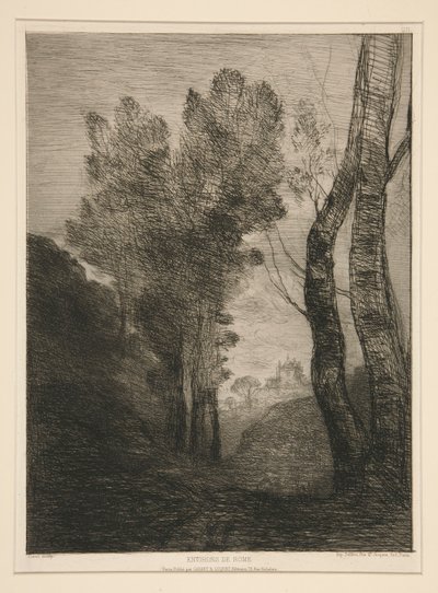 Near Rome by Jean Baptiste Camille Corot