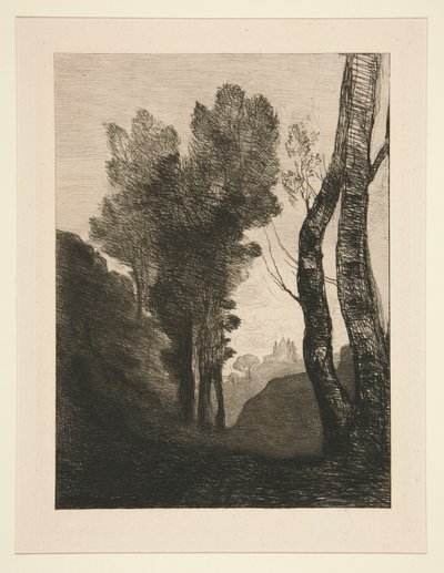Near Rome by Jean Baptiste Camille Corot