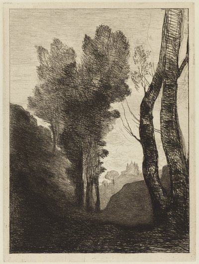 Environs of Rome by Jean Baptiste Camille Corot