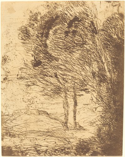 Environs of Genoa by Jean Baptiste Camille Corot