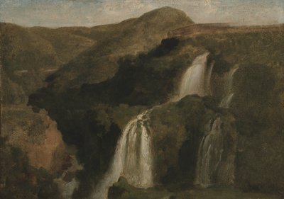 Falls of Tivoli by Jean Baptiste Camille Corot