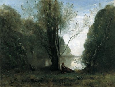 Solitude. Recollection of Vigen, Limousin by Jean Baptiste Camille Corot