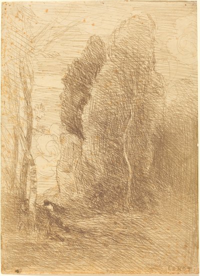 Hide-and-Seek by Jean Baptiste Camille Corot