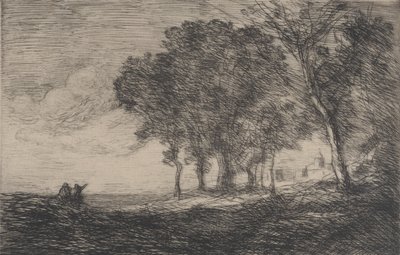 Italian Landscape, ca. 1865 by Jean Baptiste Camille Corot