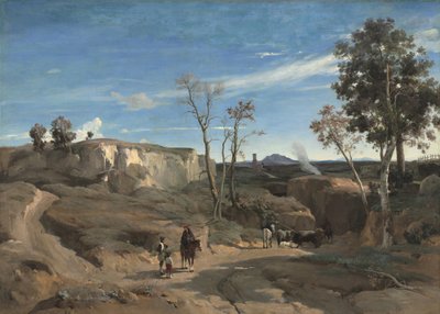 La Cervara, the Roman Campagna, c.1830-1831 by Jean Baptiste Camille Corot