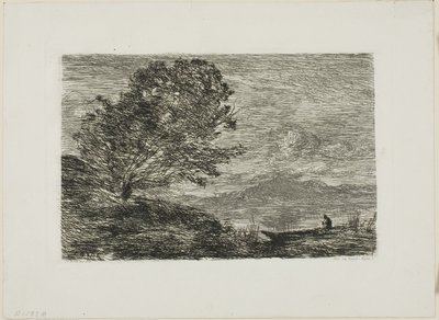 Lake in the Tyrol by Jean Baptiste Camille Corot