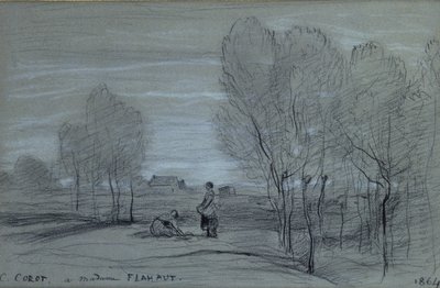 Landscape, 1864 by Jean Baptiste Camille Corot