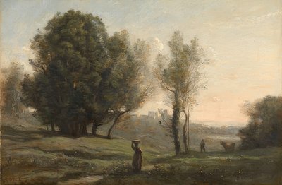 Landscape. Around 1872 by Jean Baptiste Camille Corot