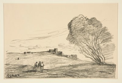 The Outlying Fort by Jean Baptiste Camille Corot