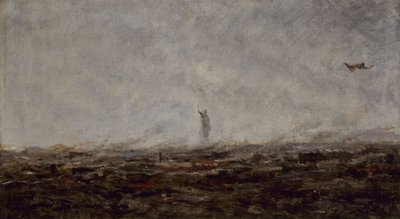 The Dream: Paris on Fire, September 1870 by Jean Baptiste Camille Corot