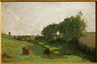 The Valley by Jean Baptiste Camille Corot