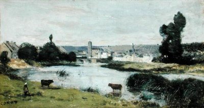Les Chateaux by Jean Baptiste Camille Corot