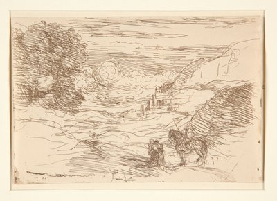 The Wandering Knights by Jean Baptiste Camille Corot