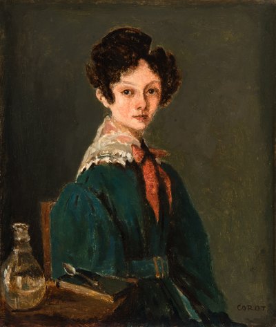 Mme Lemaistre, née Blanche Sennegon, Niece of Corot by Jean Baptiste Camille Corot