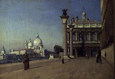 Morning in Venice by Jean Baptiste Camille Corot