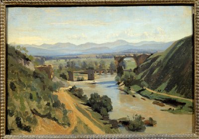 Narni Bridge Near Rome by Jean Baptiste Camille Corot