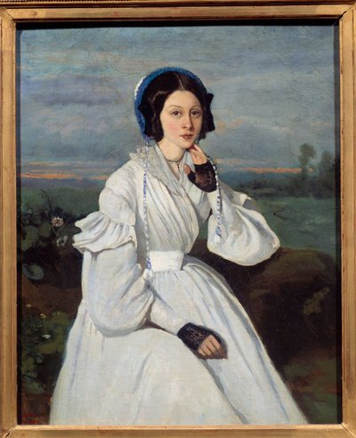 Portrait of Claire Sennegon by Jean Baptiste Camille Corot