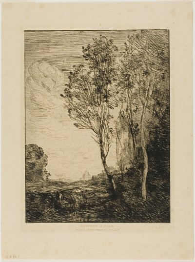 Remembrance of Italy by Jean Baptiste Camille Corot