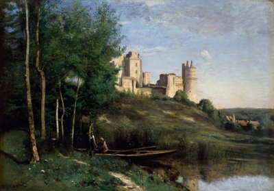 Ruins of the Château de Pierrefonds by Jean Baptiste Camille Corot