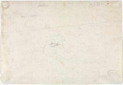 Sketch for a Landscape (verso) by Jean Baptiste Camille Corot