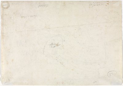 Sketch for a Landscape (verso) by Jean Baptiste Camille Corot