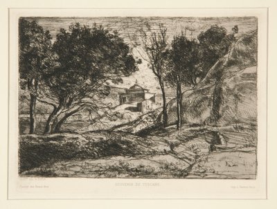 Memory of Tuscany by Jean Baptiste Camille Corot