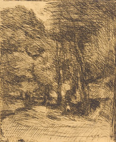 Souvenir of Bas-Breau, 1858 by Jean Baptiste Camille Corot
