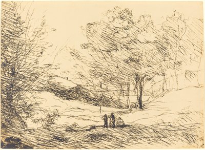 Souvenir of Lake Maggiore by Jean Baptiste Camille Corot