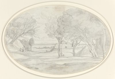 Souvenir of Tuscany by Jean Baptiste Camille Corot