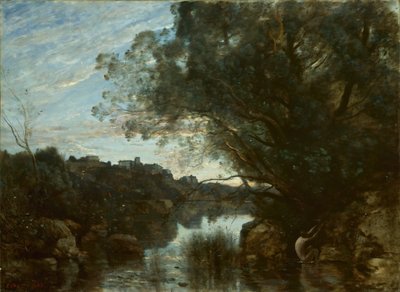 Souvenir of the Environs of Lake Nemi, 1865 by Jean Baptiste Camille Corot