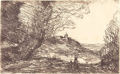 Souvenir of the Environs of Monaco by Jean Baptiste Camille Corot