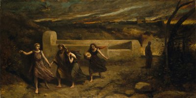 The Burning of Sodom by Jean Baptiste Camille Corot