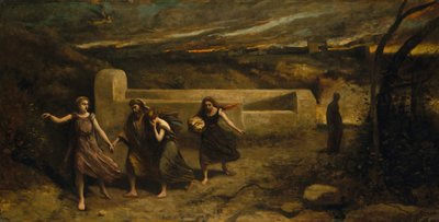 The Burning of Sodom by Jean Baptiste Camille Corot