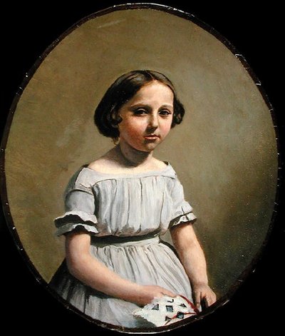The Eldest Daughter of M. Edouard Delalain (Mme. de Graet) c.1845-50 by Jean Baptiste Camille Corot