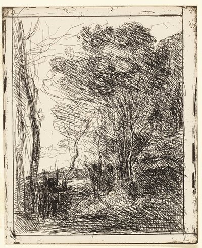 The Gallic Clearing by Jean Baptiste Camille Corot