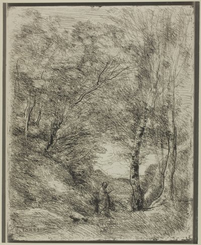 The Gardens of Horace by Jean Baptiste Camille Corot