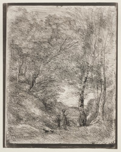 The Gardens of Horace by Jean Baptiste Camille Corot
