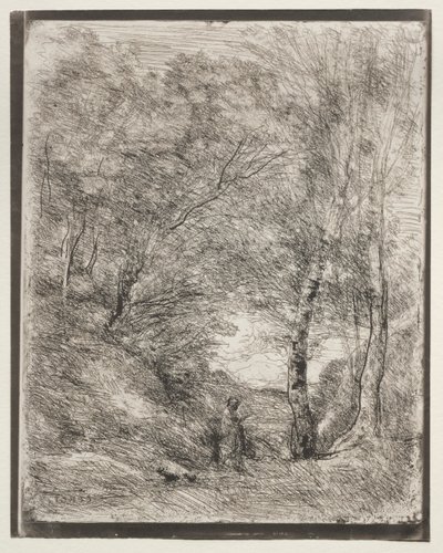 The Gardens of Horace by Jean Baptiste Camille Corot