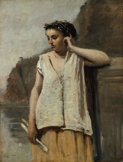 The Muse: History by Jean Baptiste Camille Corot