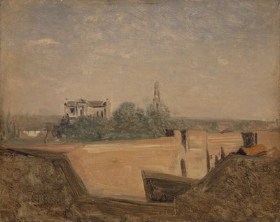 The Ramparts of Arras, 1852 by Jean Baptiste Camille Corot