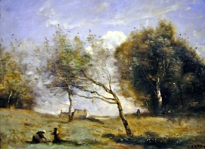 The Surroundings of the Little Farm by Jean Baptiste Camille Corot