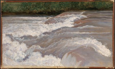 The Velino Above the Cascade of Terni by Jean Baptiste Camille Corot