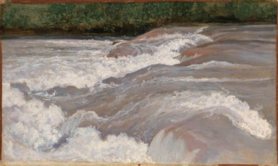 The Velino Above the Cascade of Terni, 1826 by Jean Baptiste Camille Corot