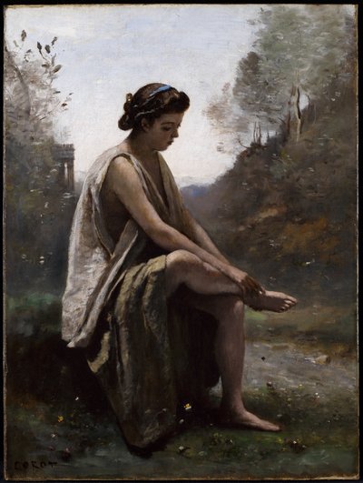 The Wounded Eurydice, c.1868-70 by Jean Baptiste Camille Corot