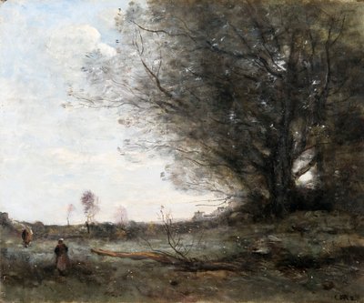 The Beech Tree by Jean Baptiste Camille Corot