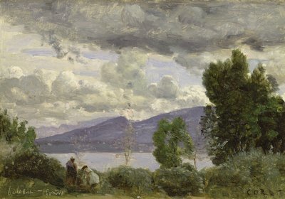 View of Chalet de Chenes, Bellvue, Geneva, 1857 by Jean Baptiste Camille Corot