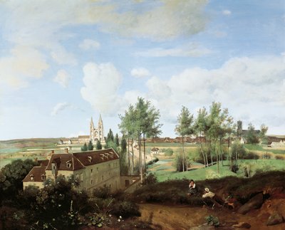 View of Soissons by Jean Baptiste Camille Corot