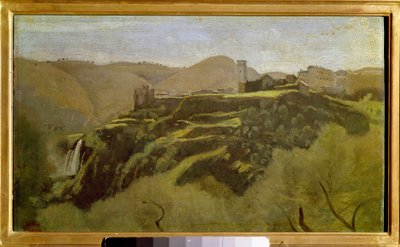 View of the Cascatelles by Tivoli by Jean Baptiste Camille Corot