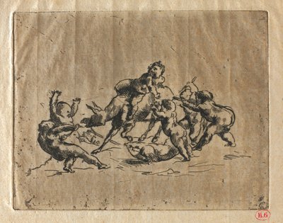 Bacchanal with Children and Donkey by Jean Baptiste Carpeaux
